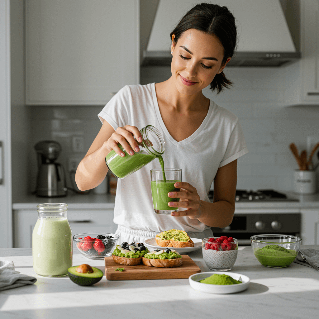 Biohacking ist für diese fitte dame ein tägliches gesundheitsritual. symbolbild.