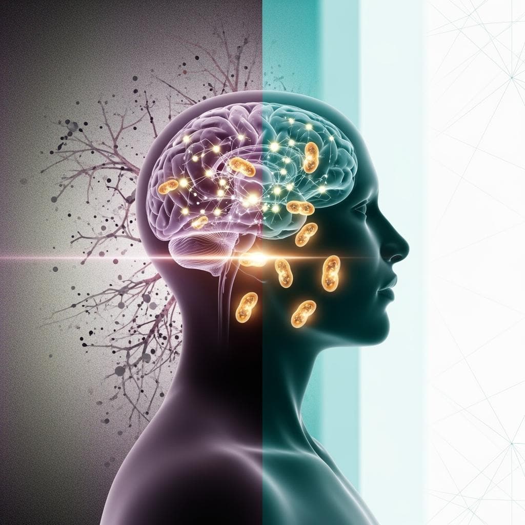 Pqq gut für unsere gehirngesundheit. symbol.