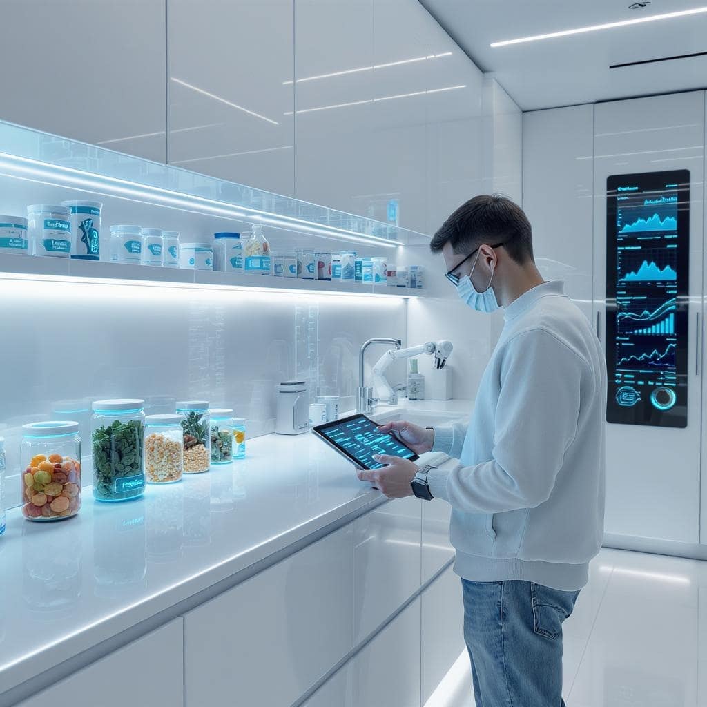 Hightech-Küche für diesen Biohacker mit wissenschaftlichem Anspruch.