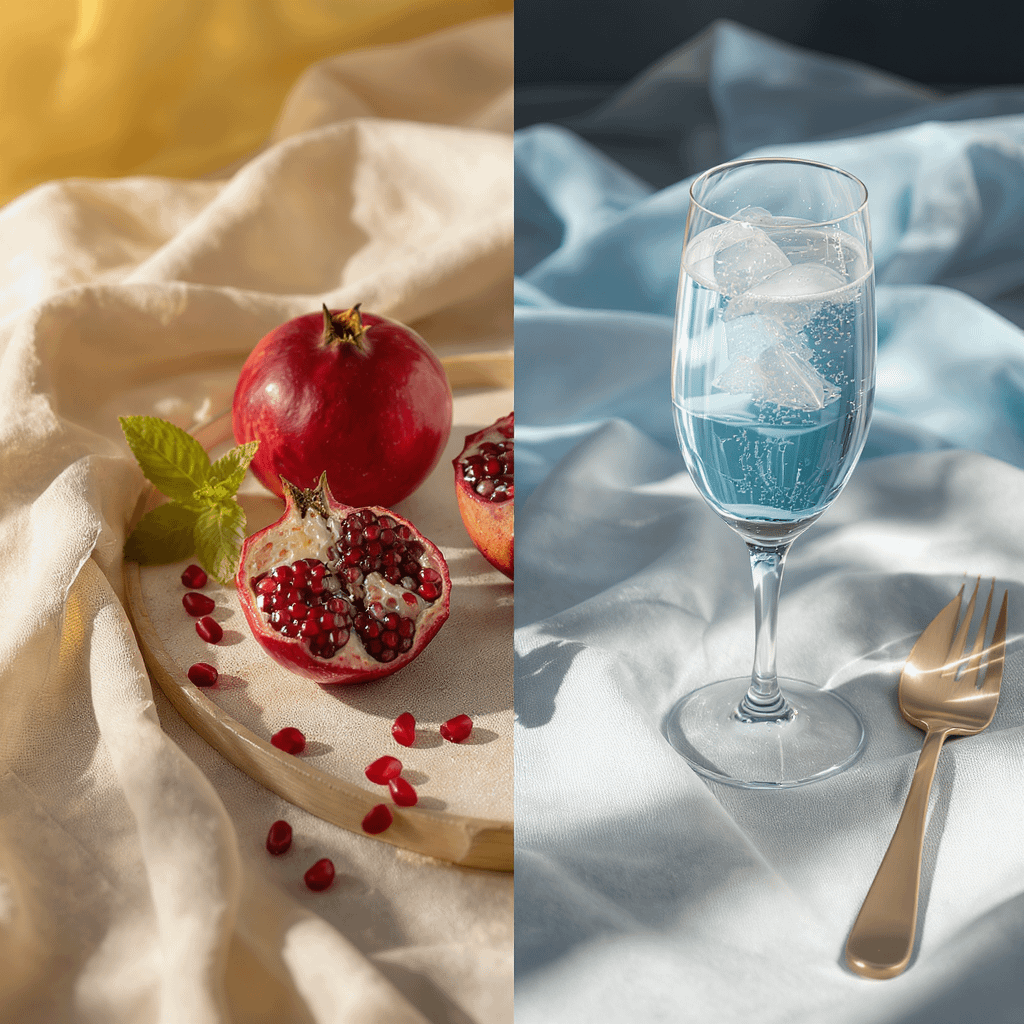 Biohacking für gesunde mitochondrien mit granatapfel pur.