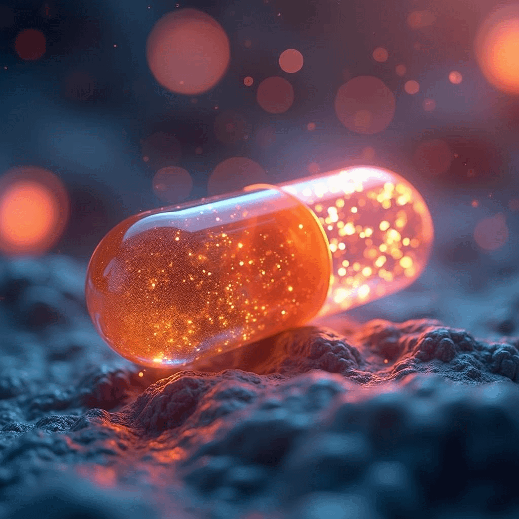 Biohacking ist gesunder mitochondrienaufbau für energie und gesundheit. visual.