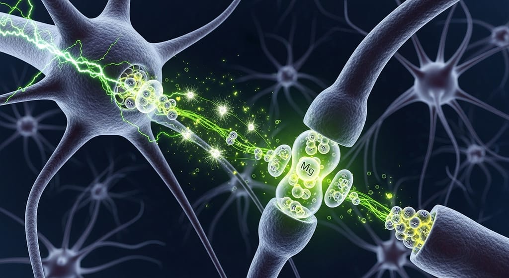 Biohacking mit magnesium für dauerhafte gesundheit. symbolbild.