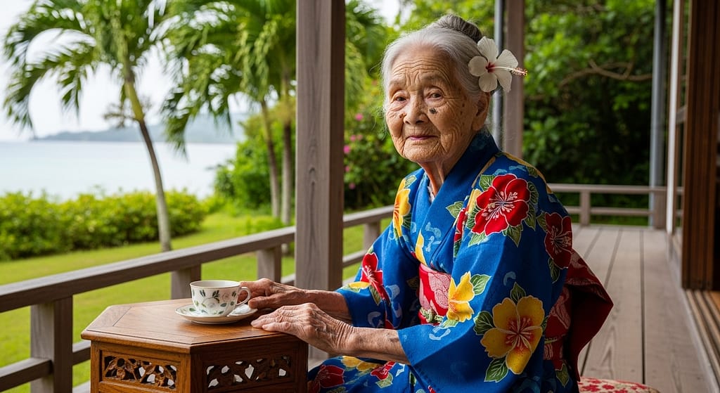 Biohacking für ein langes leben, für diese japanerin teil ihrer lebenskultur.