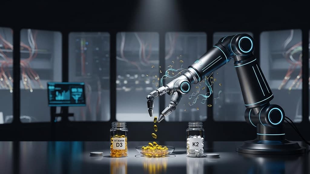 Vitamin D3 K2 sollen gemeinsam besser wirken für Knochengesundheit. Symbolbild.