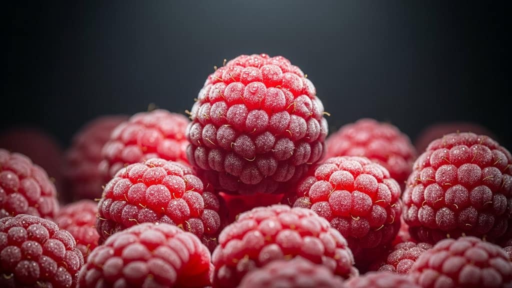 Himbeeren gefroren sollen gut für unser Darmmikrobiom sein. Symbolbild.