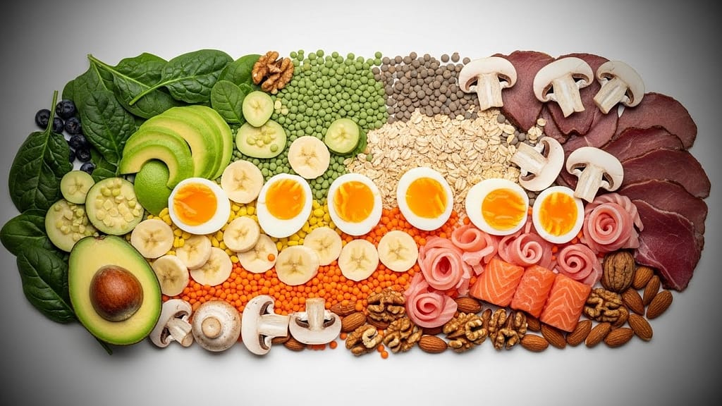 Biohacking mit breiter Palette an Vitamin B reicher Ernärhung. Symbolbild.