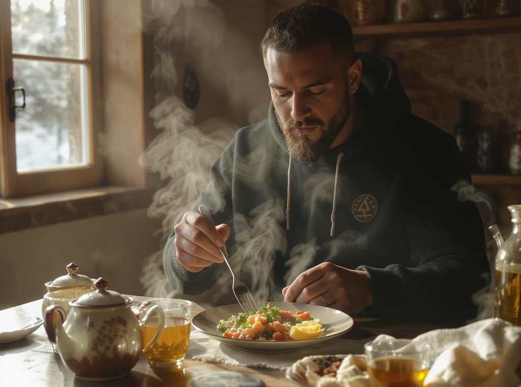 Scheinfasten ist für diesen Mann eine willkommene Gelegenheit, um seine Gesundheit wieder zu fördern.