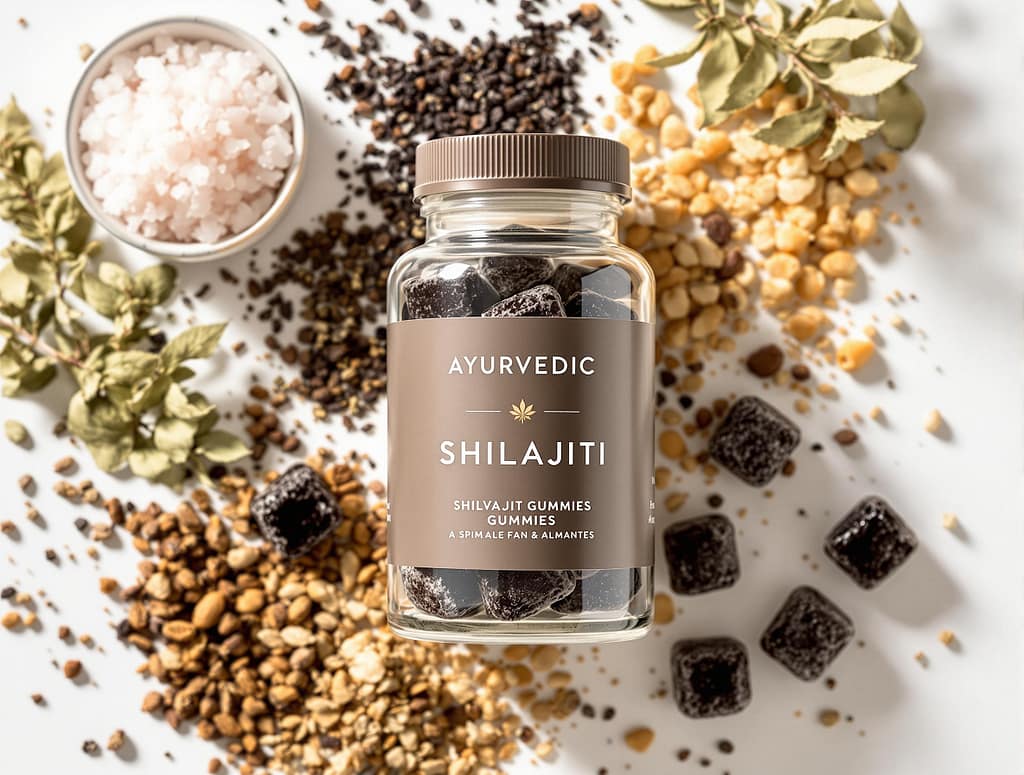 Shilajit gibt es bei uns als supplement mit gummis