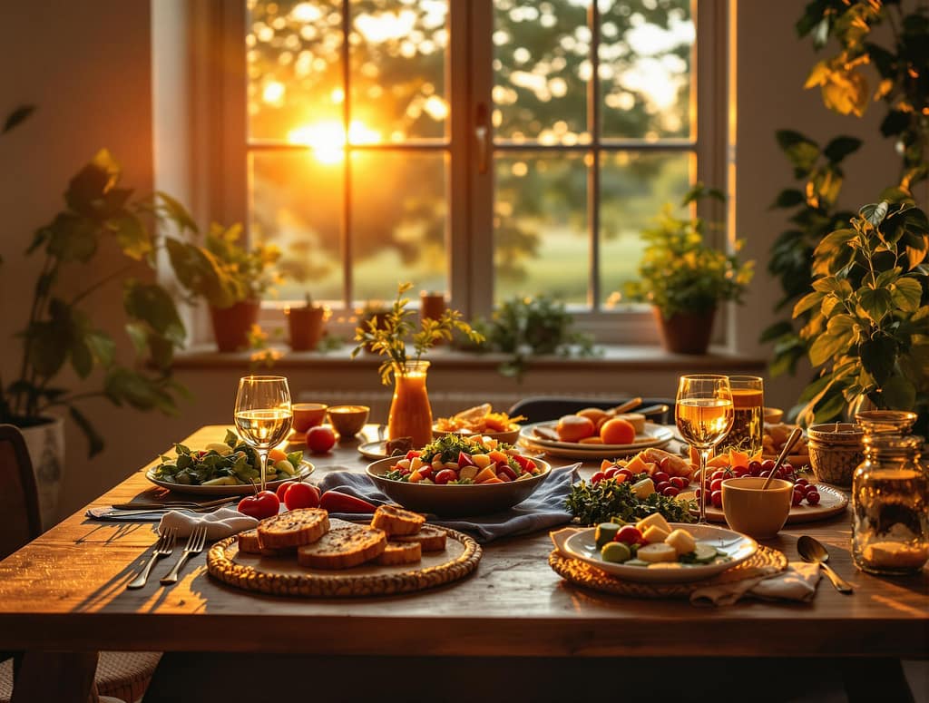 Biohacking mit gesundem essen ist auch eine stimmungsvolle zeit mit hoher lebensqualität.