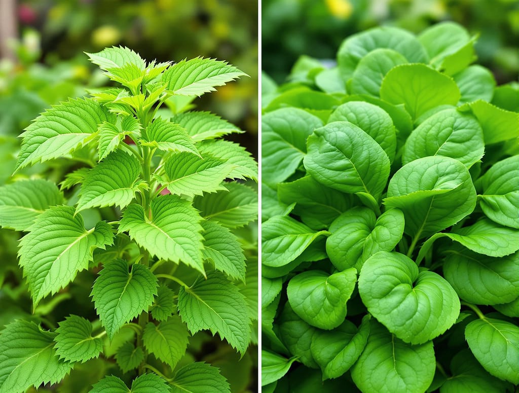 Brennnesseln und spinat sind beide sehr gesund. symbolbild.