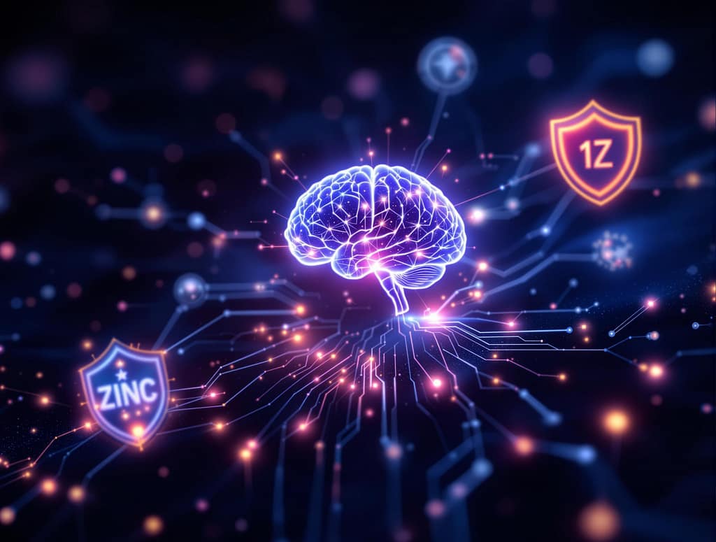 Zink als schutzschild für immunsystem, gut für gehirngesundheit und wundheilung. symbolbild.