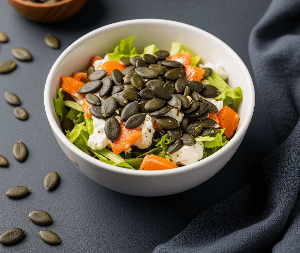 Biohacking mit kürbiskernen, mikronährstoffbombe.