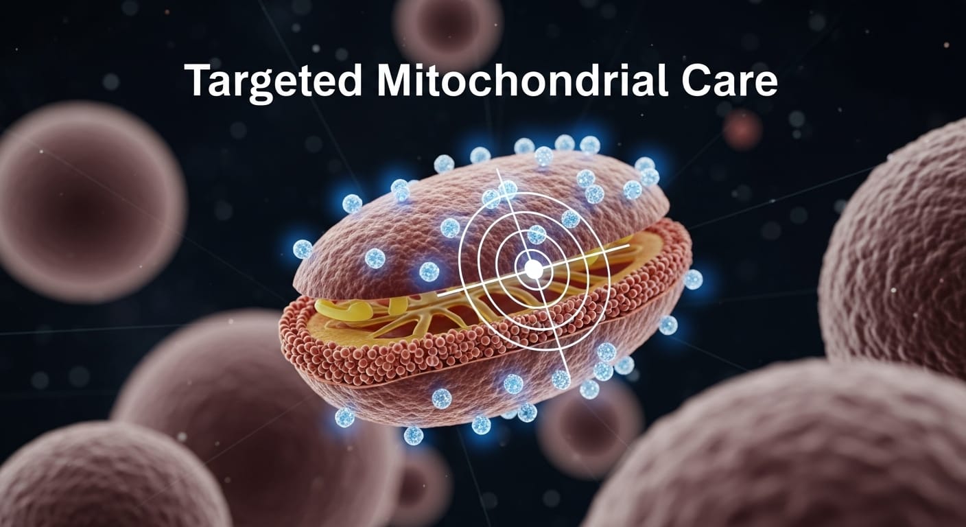Biohacking ist gezielte ernährung und mitochondrien pflege. symbolbild.
