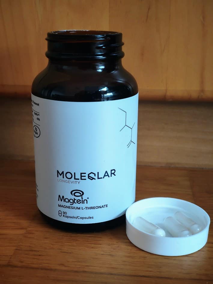 Moleqlar longevity magnesium l threonat Magtein. 90 kapseln. Produkt.