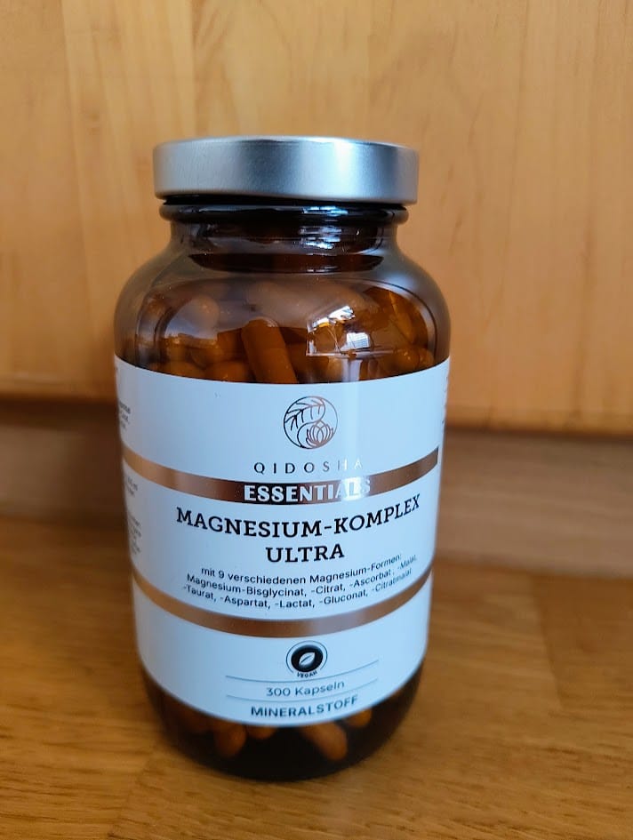 Qidosha Magnesium Komplex ultra Essentials. 300 Kapseln. vegan. Mineralstoff.