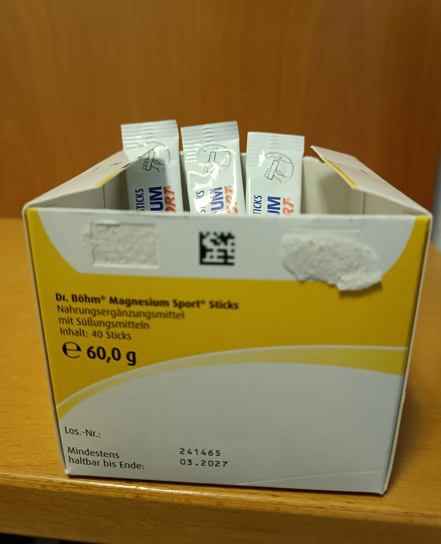 Magnesium sport dr. böhm beinhaltet ein rasch wirkendes citrat